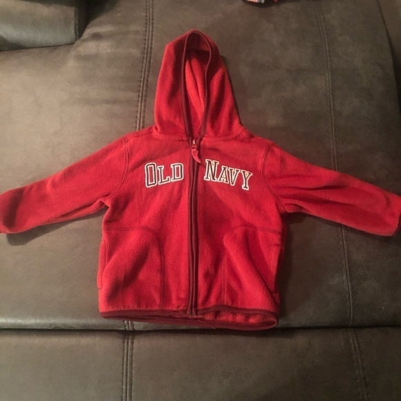 RED Old Navy Hoodie Size 18-24 months - Picture 1 of 5